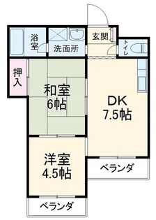 サンパーク南浦和【2階】の間取り