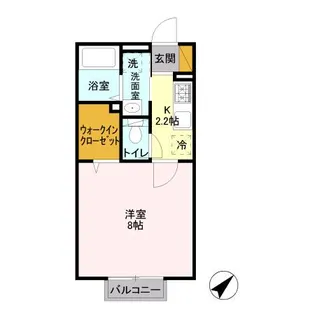 IRマスヤ A【2階】の間取り