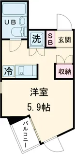 ドミトリー原町田【3階】の間取り