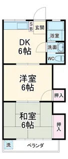 南浦和ハイツ【1階】の間取り