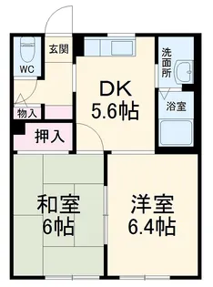 しおさいの丘C【203号室】の間取り