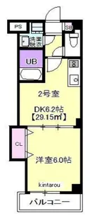 YMK稲毛【1階】の間取り
