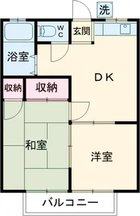 ルミネ高橋【202号室】の間取り