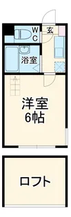 SS中央林間【105号室】の間取り