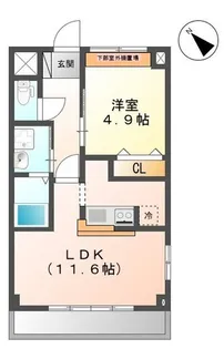 ルミナス参番館【3階】の間取り