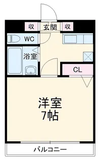 グレイス青山【306号室】の間取り