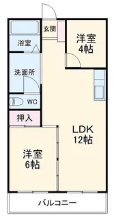 ヤマダマンション【2階】の間取り