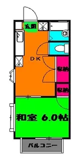 にふてぃはうす92【2階】の間取り