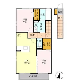 スクエア【2階】の間取り