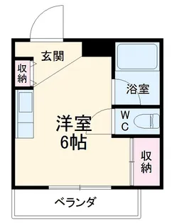 ヒノデハイツ【302号室】の間取り