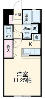 ボン メゾン ミウラ【1階】の間取り