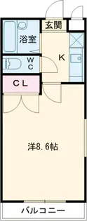 アムールグランシャリオ【2階】の間取り