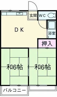 白戸ハイツ【102号室】の間取り