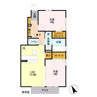 WIT木更津【1階】の間取り