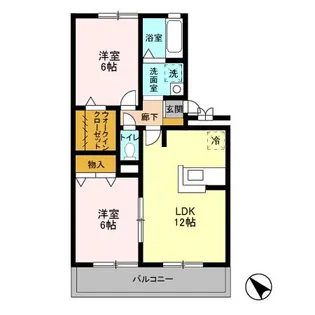 グランデール【1階】の間取り