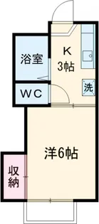 ハイツ桜通り【101号室】の間取り