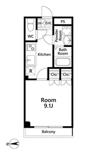 グランチェスタ千葉寺Ⅱ【2階】の間取り