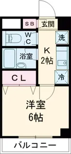 Laisonce(レゾンス)康栄【4階】の間取り