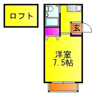 パークフレンド蓮見【2階】の間取り
