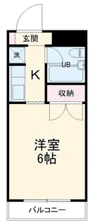 ジョイフル浦和【101号室】の間取り