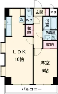スクエアKⅢ【7階】の間取り