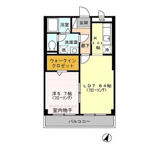 プランドール【1階】の間取り