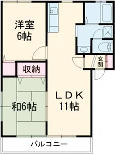 エスポワールⅠ【2階】の間取り