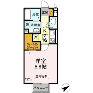 clochett et soleil【1階】の間取り