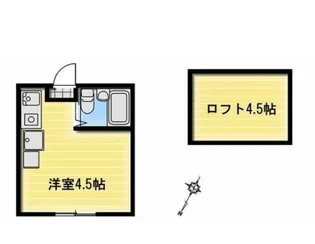 アベニュー京【205号室】の間取り