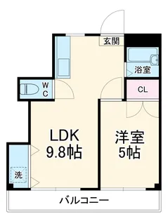 ドエル南浦和【3階】の間取り