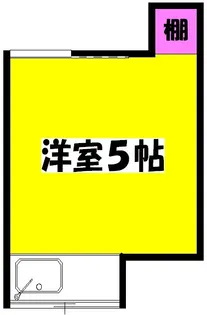 岡本荘【2階】の間取り
