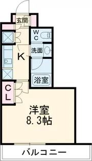 プライムアーバン西荻窪Ⅱ【605号室】の間取り