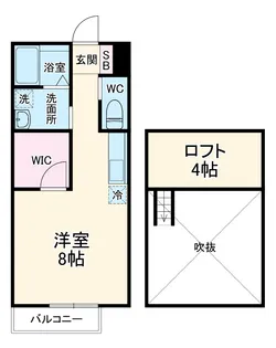 ガレージハウス葛城【1階】の間取り