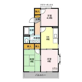 グランメールめぐみ A【1階】の間取り