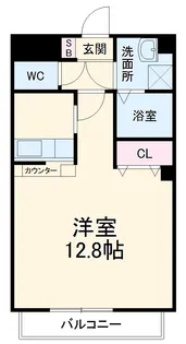 ブライトコート【101号室】の間取り