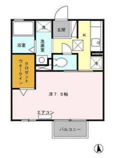 サフィール【1階】の間取り