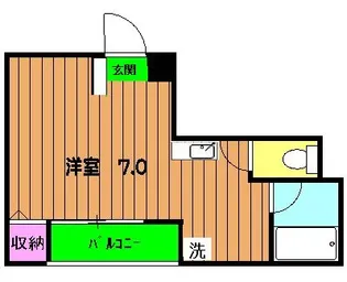 福住ビル【4階】の間取り