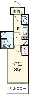 イーストガーデンリバーサイド町田【3階】の間取り