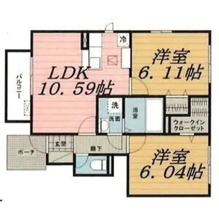 プライム スクエア【1階】の間取り