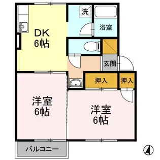 エスペランサ A【1階】の間取り