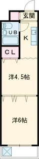 コープオリンピアⅢ【4階】の間取り