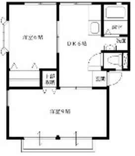 シティハイツ【2階】の間取り