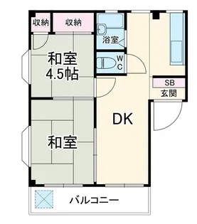エクセルハイツ前川【2階】の間取り