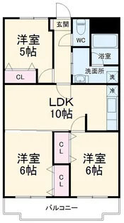 T's garden新検見川Ⅲ(旧サンライズヒル朝日ヶ丘C)【2階】の間取り