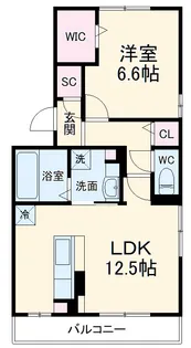 Stripe SW【201号室】の間取り