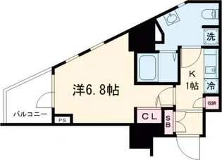 BPRレジデンス町田【9階】の間取り