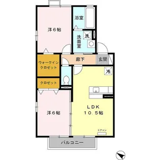 フィオーリ【2階】の間取り