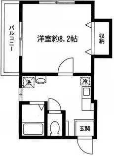 ヴェルズ荻窪【2階】の間取り