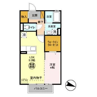 サンヴィラージュ E【2階】の間取り