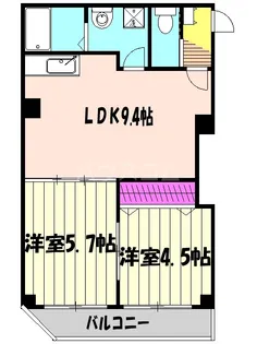 レフィーユ【4階】の間取り